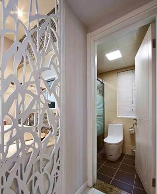 36款衛(wèi)生間隔斷設(shè)計(jì),臺(tái)盆最好隔到外面